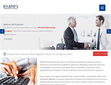 Tablet Screenshot of exatos.com.br